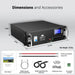 Green Vista Living Sungold Power 48V 100AH Server Rack LiFePO4 Lithium Battery SG48100P - Lifestyle View