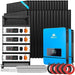 Green Vista Living Off Grid Solar Kit 16KW 48VDC 120V/240V 25.6KWH LITHIUM BATTERY 32 X 415 Watts Solar... - Lifestyle View