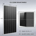 Green Vista Living Off Grid Solar Kit 10KW 48VDC 120V/240V 25.6KWH Lithium Battery 12 X 550 Watts Solar... - Dimensions