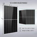 Green Vista Living Off Grid Solar Kit 10000W 48VDC 120V/240V LifePO4 20.48KWH Lithium Battery 12 X 450 Watts... - Close-Up