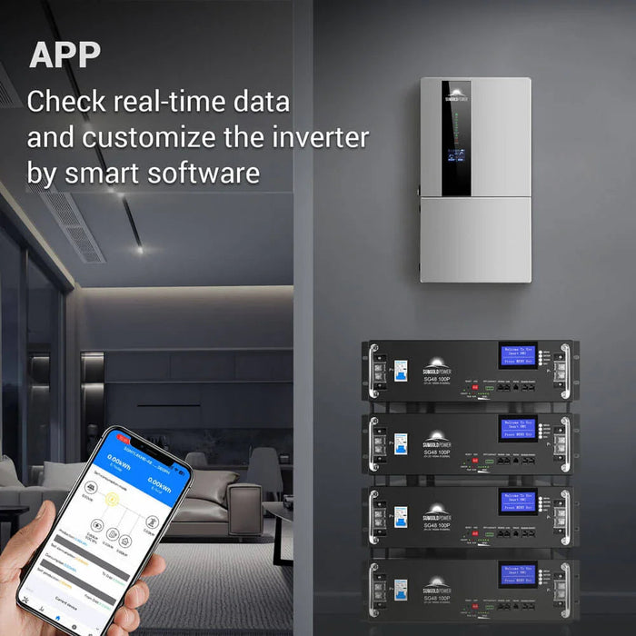 Green Vista Living Sungold Power 11.4KW Hybrid Inverter 48V Split Phase SGN11.4KHB-48 - View 9