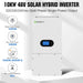 Green Vista Living ECO-WORTHY Home Hybrid Solar Power System: 10KW GROWATT 120V/240V Output+ 20.48kWh Lithium... - Features