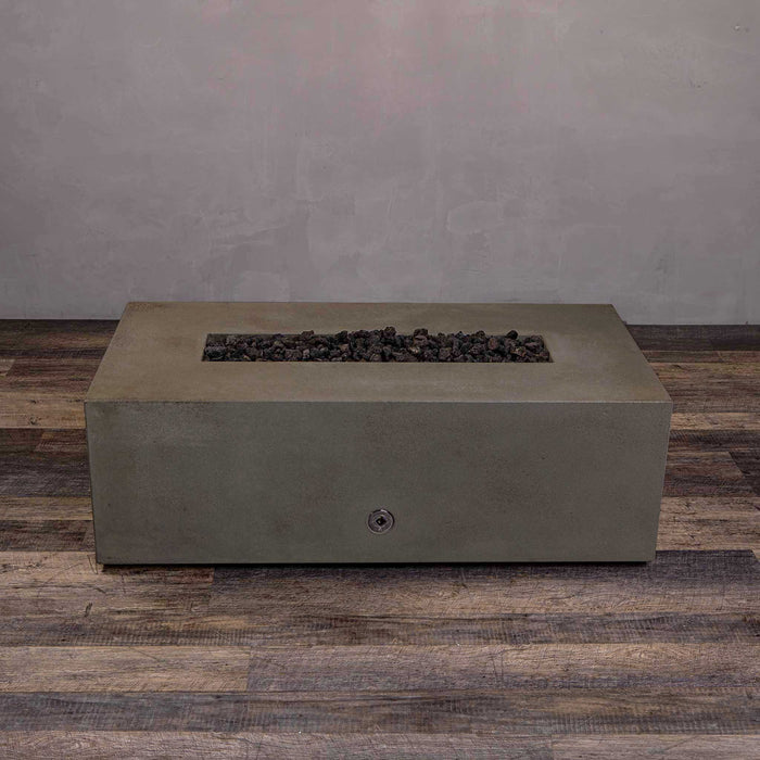 Starfire Designs Gravity 48" x 32" Rectangle Concrete Gas Fire Pit Starfire Designs