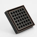 wonderland shower inc Oil rubbered bronze brass shower drain 4 or 8 inch with ABS base - Detail View