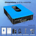 Green Vista Living Sungold Power 13000W 48V Solar Charge Inverter Split Phase + Wifi Monitor (2 Units Parallel) - View 9