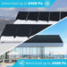 Green Vista Living Sungold Power 370W MONO BLACK PERC SOLAR PANEL FULL PALLET (32 PANELS) - Dimensions