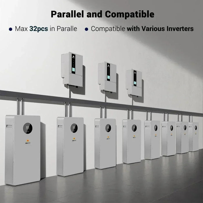 Green Vista Living Sungold Power Powerwall X LITHIUM BATTERY 51.2V 200AH SG48200T - Dimensions