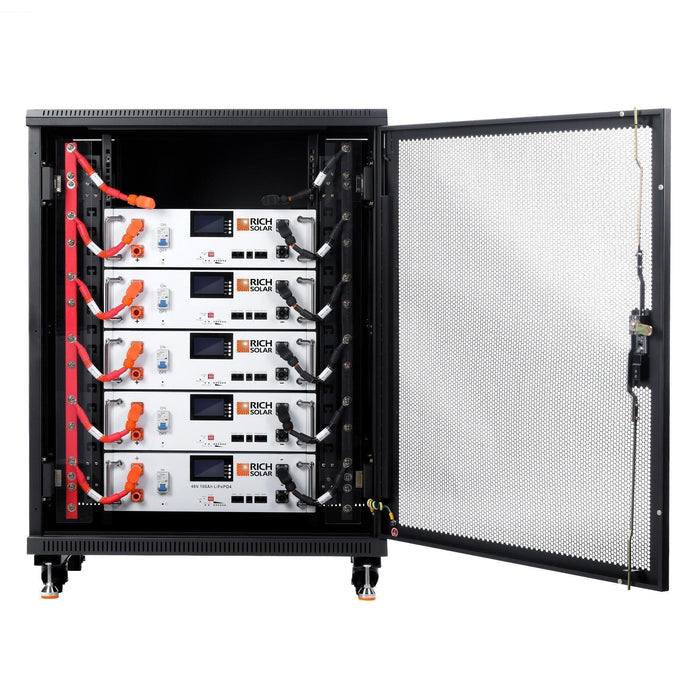 Green Vista Living Rich Solar ALPHA 5 | 48V 100Ah LiFePO4 Battery Server Rack Lithium for... Power Station - View 10