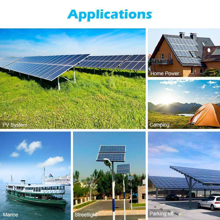 Green Vista Living Sungold Power 200 Watt Monocrystalline Solar Panel - Installation View