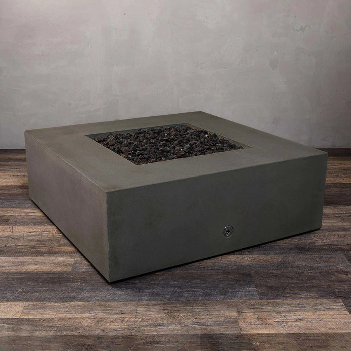 Starfire Designs Gravity 45" Square Concrete Gas Fire Pit Starfire Designs