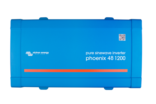 Victron Phoenix Inverter 48/1200 - VE.Direct - 1200VA Output - 48VDC Input - 120VAC Output - Front view of Victron Phoenix Inverter 48/1200 
