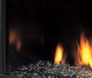 Monessen Aria black porcelain liner panels BLPVFF32C