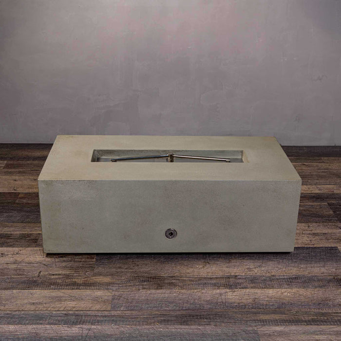 Starfire Designs Gravity 48" x 32" Rectangle Concrete Gas Fire Pit Starfire Designs