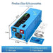 Green Vista Living Sungold Power 4000W DC 24V Pure Sine Wave Inverter With Charger - Features