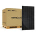 Green Vista Living Rich Solar MEGA 550 Watt Solar Panel | Premium Grid-tie or Off-grid Solar Panel for... - Side View