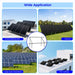 Green Vista Living Sungold Power Modular & Expandable Ground Mount Brackets for 2× 400W–590W Solar Panels - Features