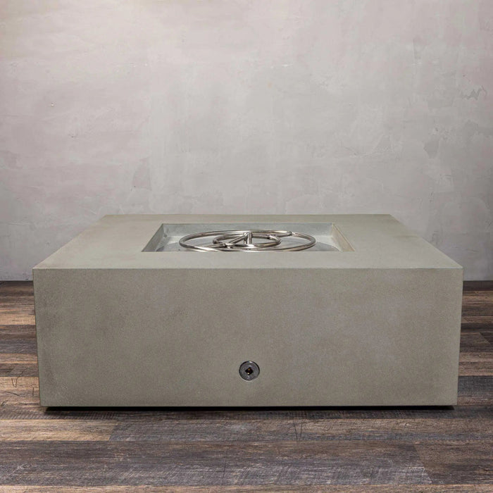 Starfire Designs Gravity 45" Square Concrete Gas Fire Pit Starfire Designs