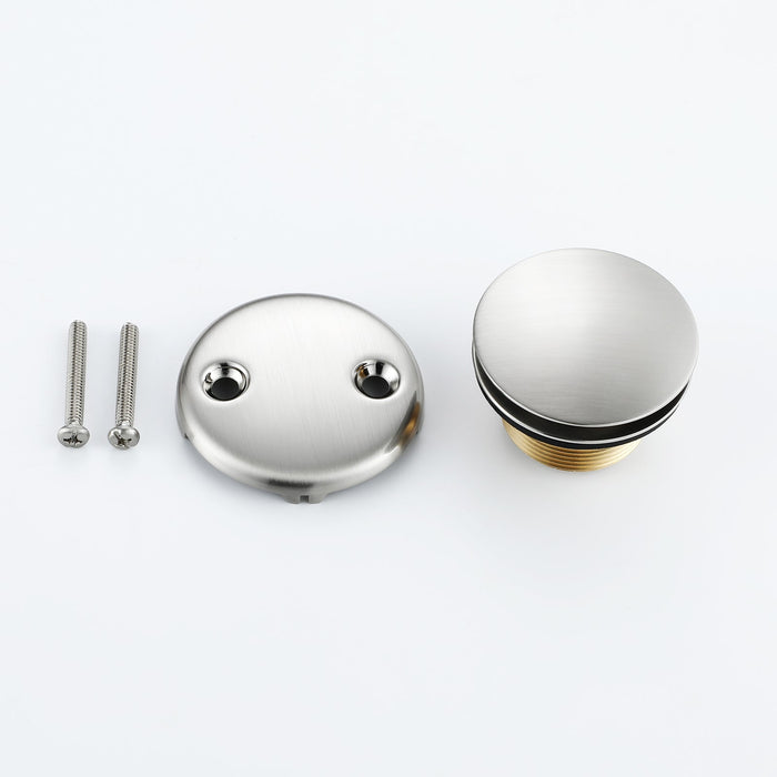 wonderland shower inc Tip-Toe Tub Trim Set with Two-Hole Overflow Faceplate, Replacement... Shower Accessory - Side View