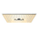 wonderland shower inc Flushed Mounted Brushed Gold 16'' x 16'' Shower Head: Featuring 64 LED Lights... - Lifestyle View