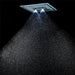 wonderland shower inc Flushed Mounted Matte Black 16'' x 16'' Shower Head: Featuring 64 LED Lights, Music... - View 9