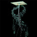 wonderland shower inc Flushed Mounted Brushed Gold 16'' x 16'' Shower Head: Featuring 64 LED Lights, Music... - View 9
