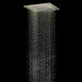 wonderland shower inc Flushed Mounted Matte Black 16'' x 16'' Shower Head: Featuring 64 LED Lights, Music... - Dimensions