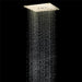 wonderland shower inc Flushed Mounted Brushed Gold 16'' x 16'' Shower Head: Featuring 64 LED Lights, Music... - View 10