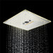 wonderland shower inc Flushed Mounted Brushed Nickel 16'' x 16'' Shower Head: Featuring 64 LED Lights, Music... - View 11