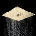 wonderland shower inc Flushed Mounted Brushed Gold 16'' x 16'' Shower Head: Featuring 64 LED Lights, Music... - View 11
