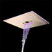 wonderland shower inc Flushed Mounted Brushed Gold 16'' x 16'' Shower Head: Featuring 64 LED Lights, Music... - View 13
