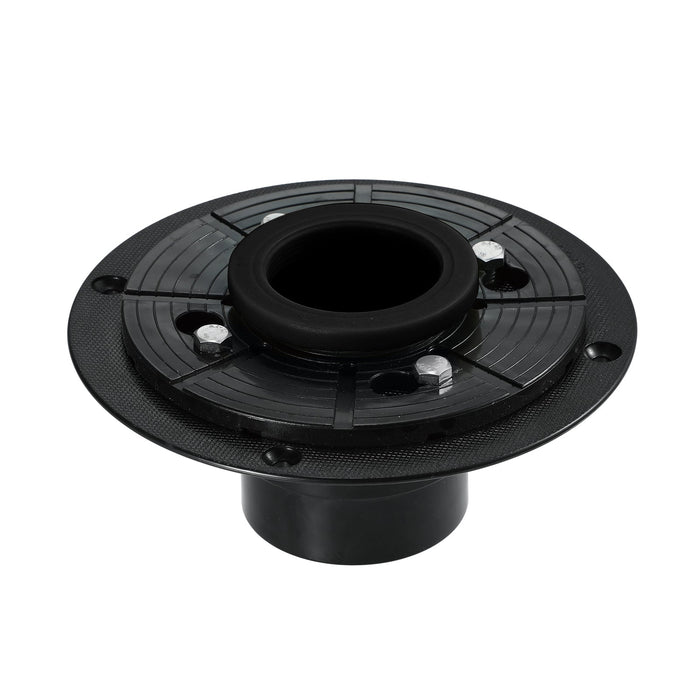 wonderland shower inc Oil rubbered bronze brass shower drain 4 or 8 inch with ABS base - Dimensions