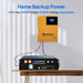 Green Vista Living ECO-WORTHY 5.12KWh Home Backup Power With 48V 100Ah LiFePO4 And 3500W 48V Off-Grid Inverter - View 9
