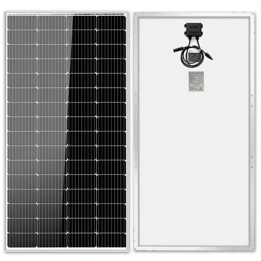 Green Vista Living Sungold Power 200 Watt Monocrystalline Solar Panel - Side View