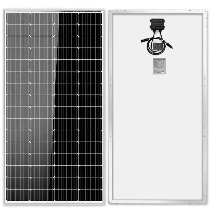 Green Vista Living Sungold Power 200 Watt Monocrystalline Solar Panel - Side View