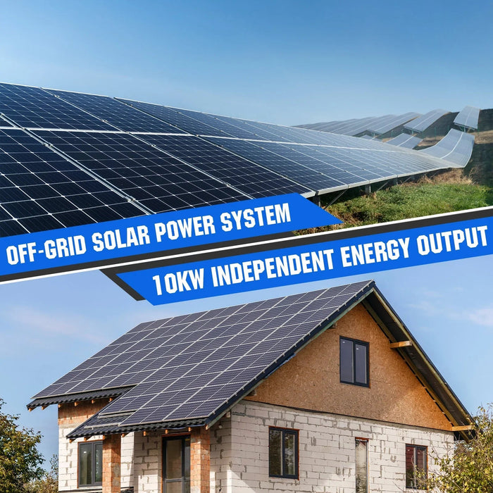 Green Vista Living ECO-WORTHY Complete Off-Grid Solar Panel Kit | 2×5kW 120V/240V Output | 20.48kWh–30.72kWh... - View 10