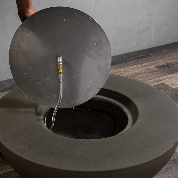Starfire Designs Gravity 45" Round Concrete Gas Fire Pit Starfire Designs