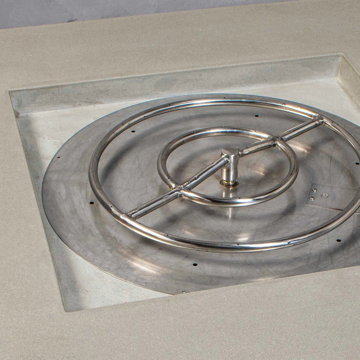 Starfire Designs Gravity 45" Square Concrete Gas Fire Pit Starfire Designs