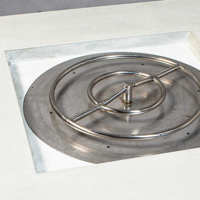 Starfire Designs Gravity 45" Square Concrete Gas Fire Pit Starfire Designs