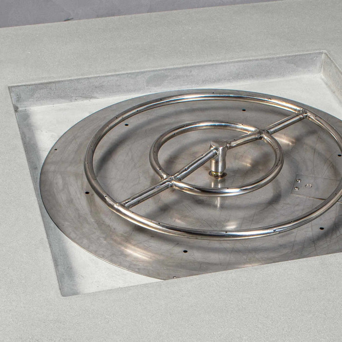 Starfire Designs Gravity 45" Square Concrete Gas Fire Pit Starfire Designs