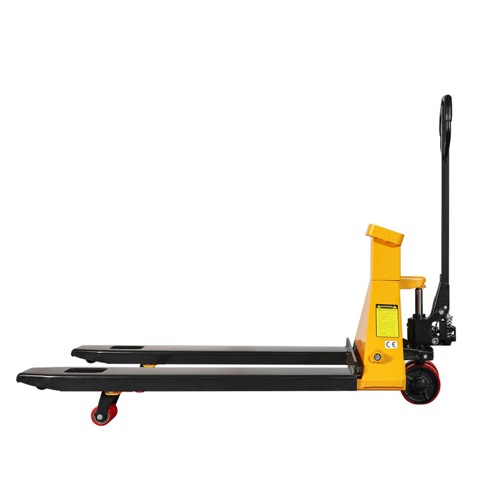 Xilin BFC25 scale pallet jack battery and drive unit detail