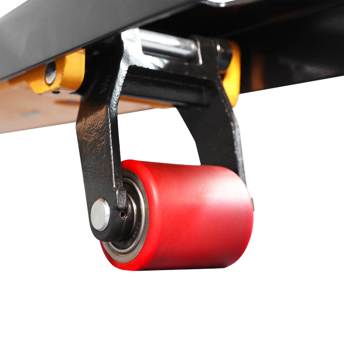 Xilin BFC25 scale pallet jack operator platform detail