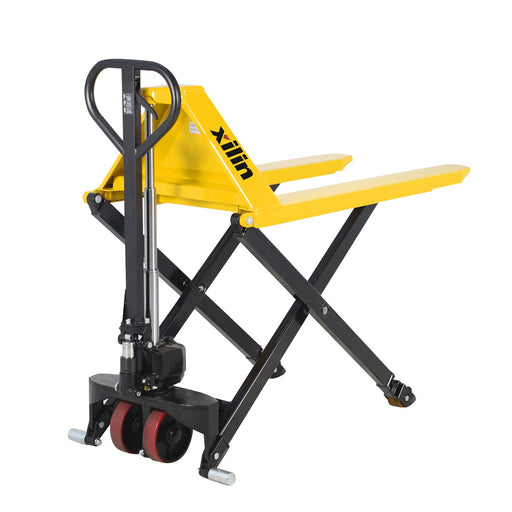 Xilin JF-685 high lift pallet jack side angle view