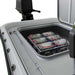 SOK SK12V100PC 12V 100Ah LiFePO4 battery — transparent Group 24 case, in-use detail