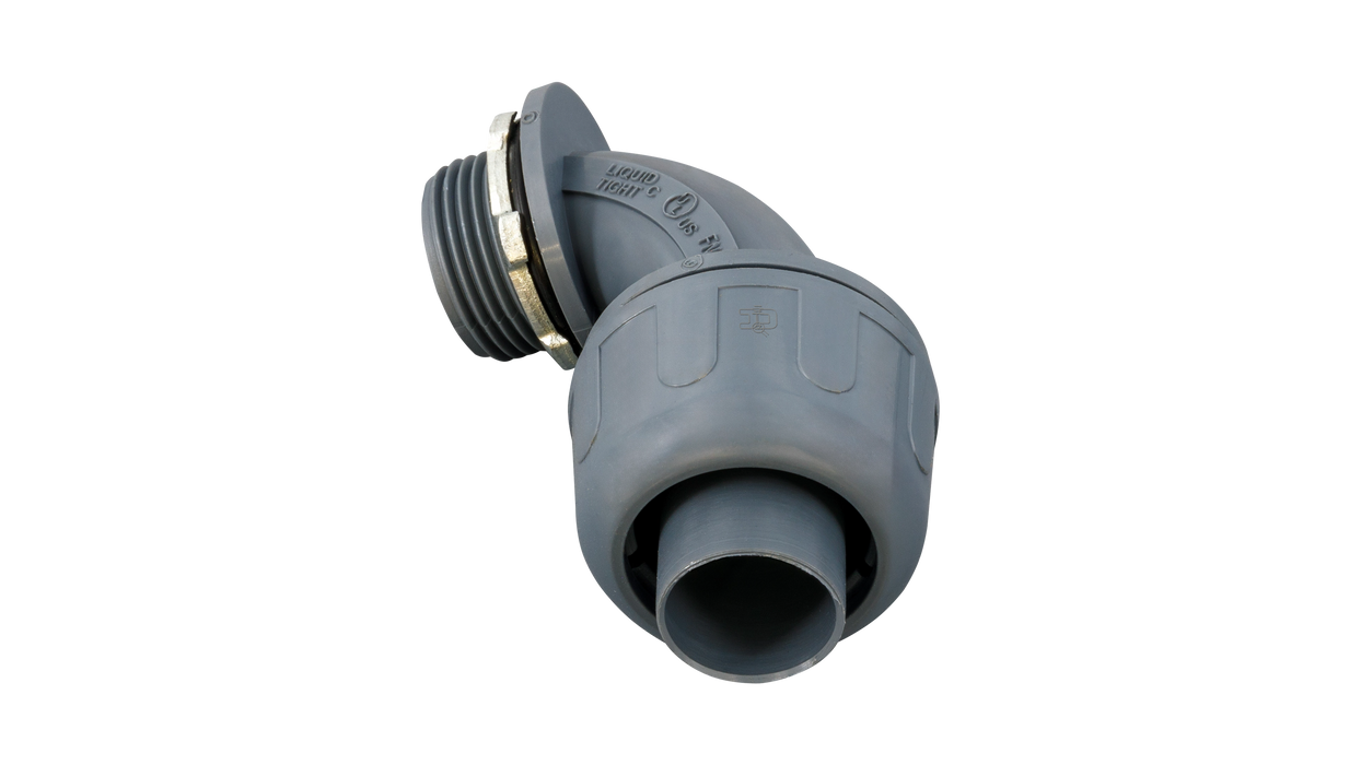 1/2" 90 Degree Liquidtight Connector (Nonmetallic) - Urban Supply Inc