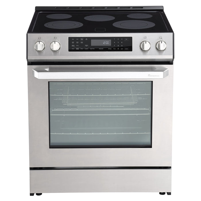 Rangaire 30" Electric Range Self-cleaning Air Fry True Convection Oven Slide-in Stainless Steel RRE303GS