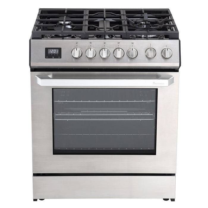Rangaire 30" Gas Range Convection Oven Slide-in Stainless Steel RRG303TS