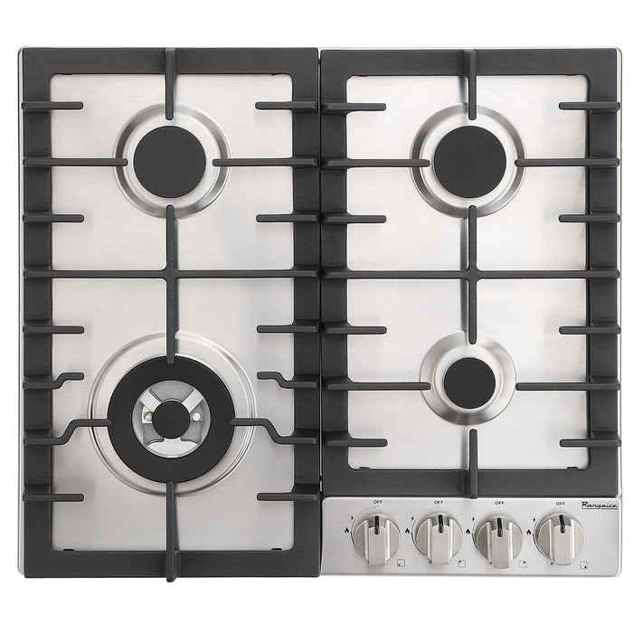 Rangaire 24" Gas Cooktop 4 Burners Stainless Steel RCG241S