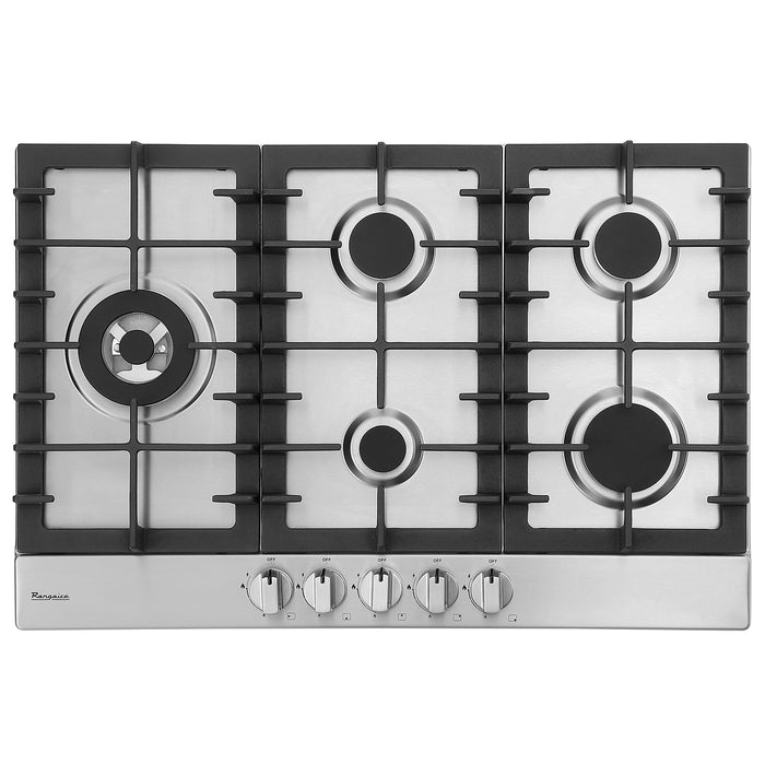 Rangaire 30" Gas Cooktop 5 Burners Stainless Steel RCG301S