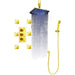 Cascada Showers Tuscany LED Rainfall Thermostatic Shower System - Ceiling Mount - View 15