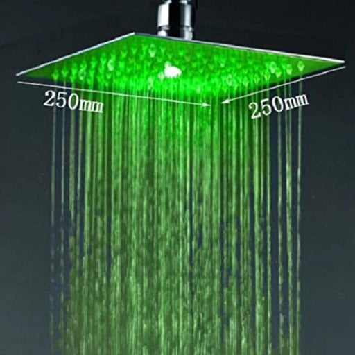Cascada Showers 10” Rain Square Shower Set with Wall Mount Shower Arm - Alternate View